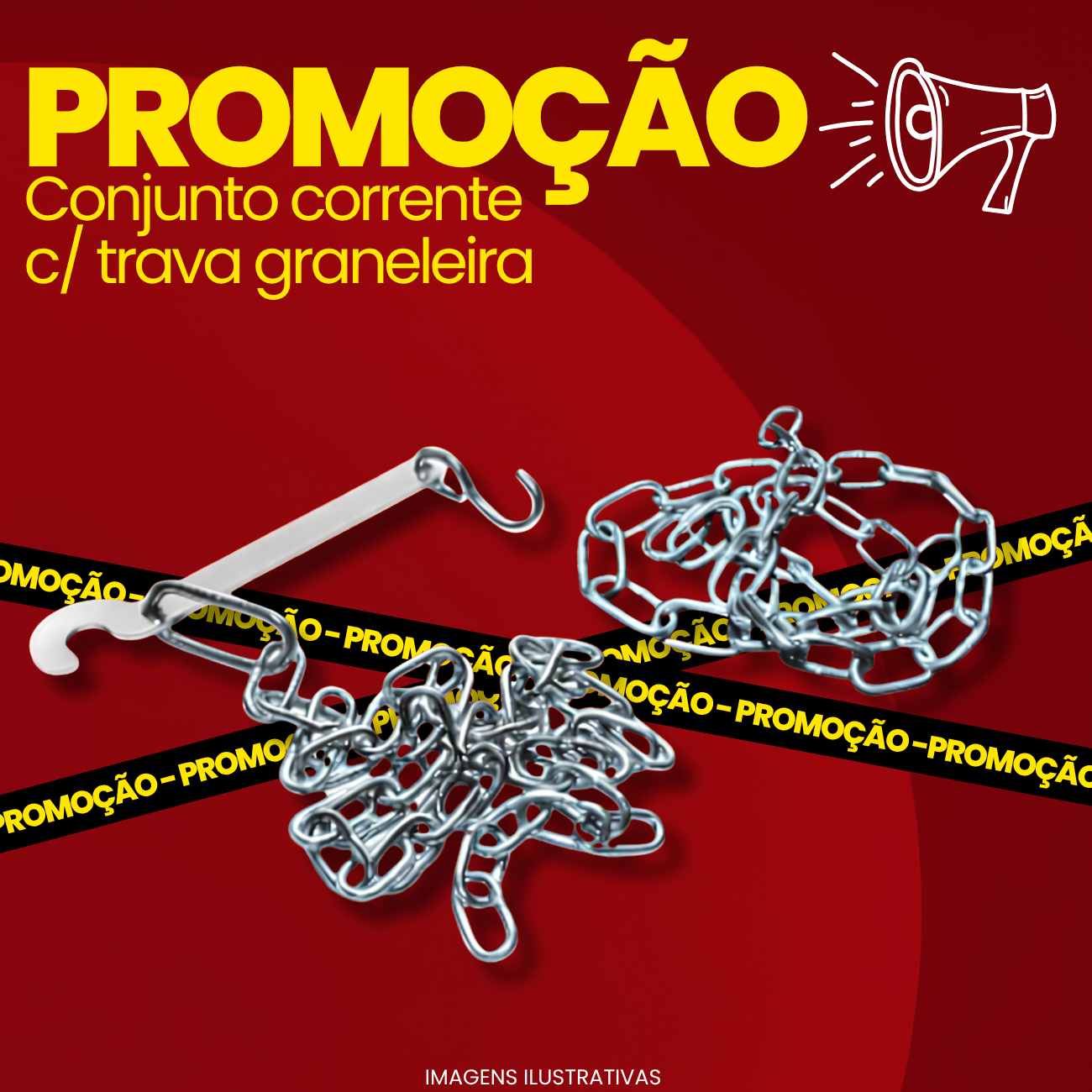 CONJUNTO CORRENTE C/ TRAVA GRANELEIRA