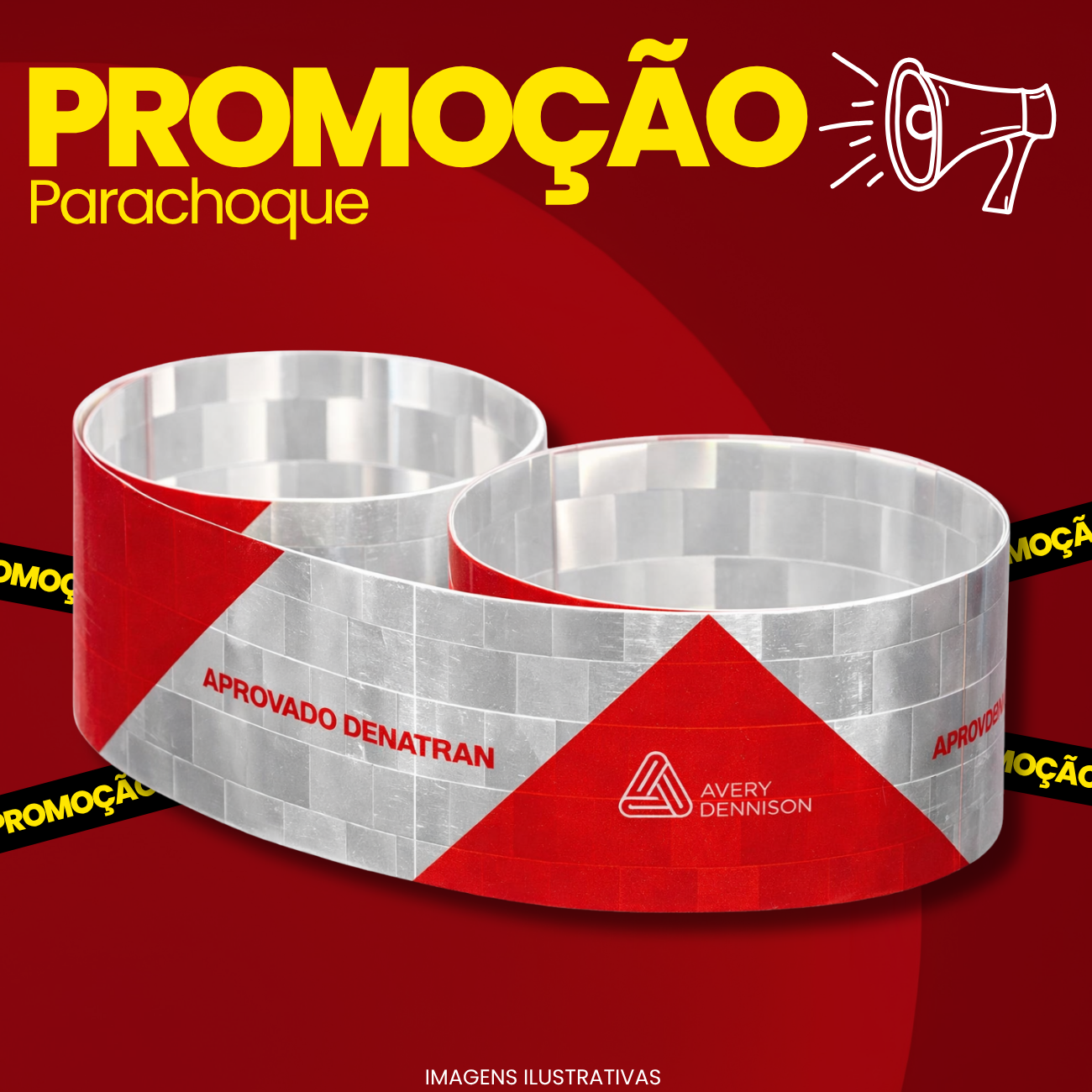 FAIXA DE PARACHOQUE 0,10 X 2,40 M