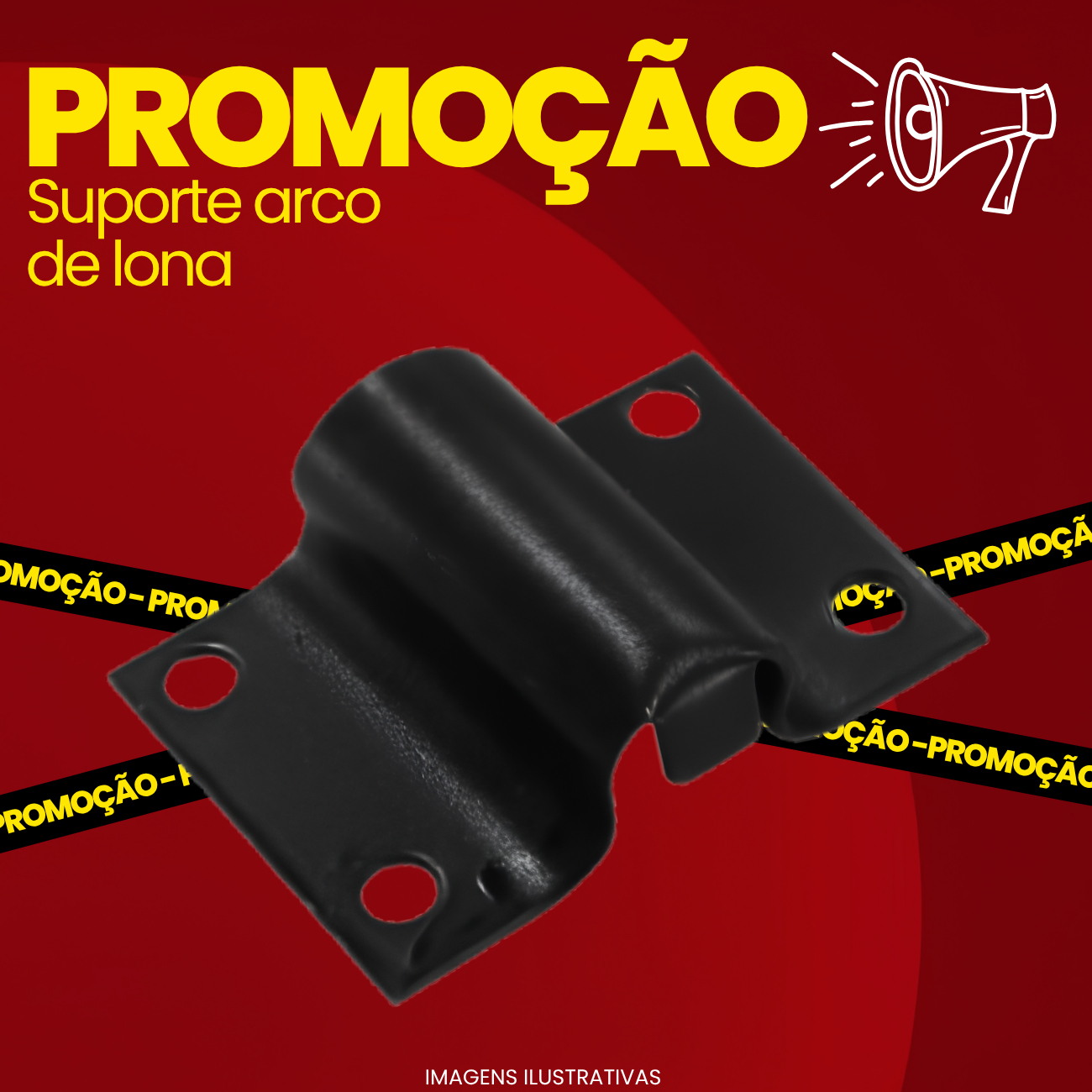 SUPORTE P/ ARCO DE LONA
