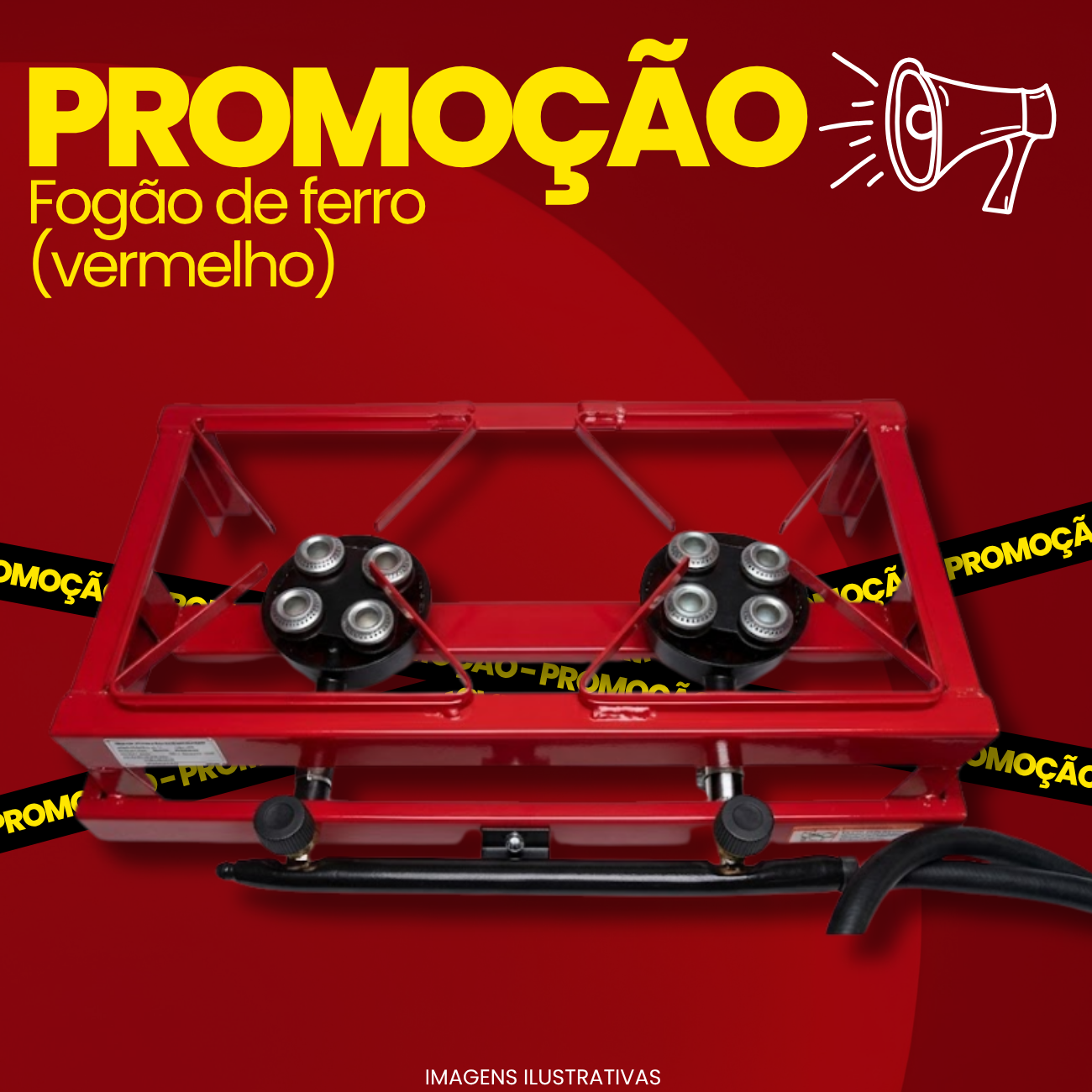 FOGÃO DE FERRO