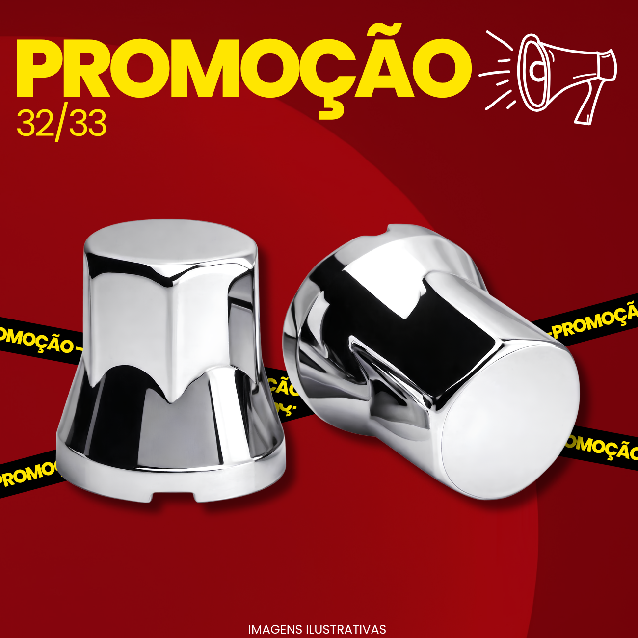CAPA DE PORCA CROMADA