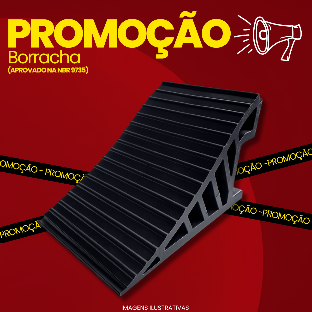 CALÇO DE BORRACHA PARA PNEU