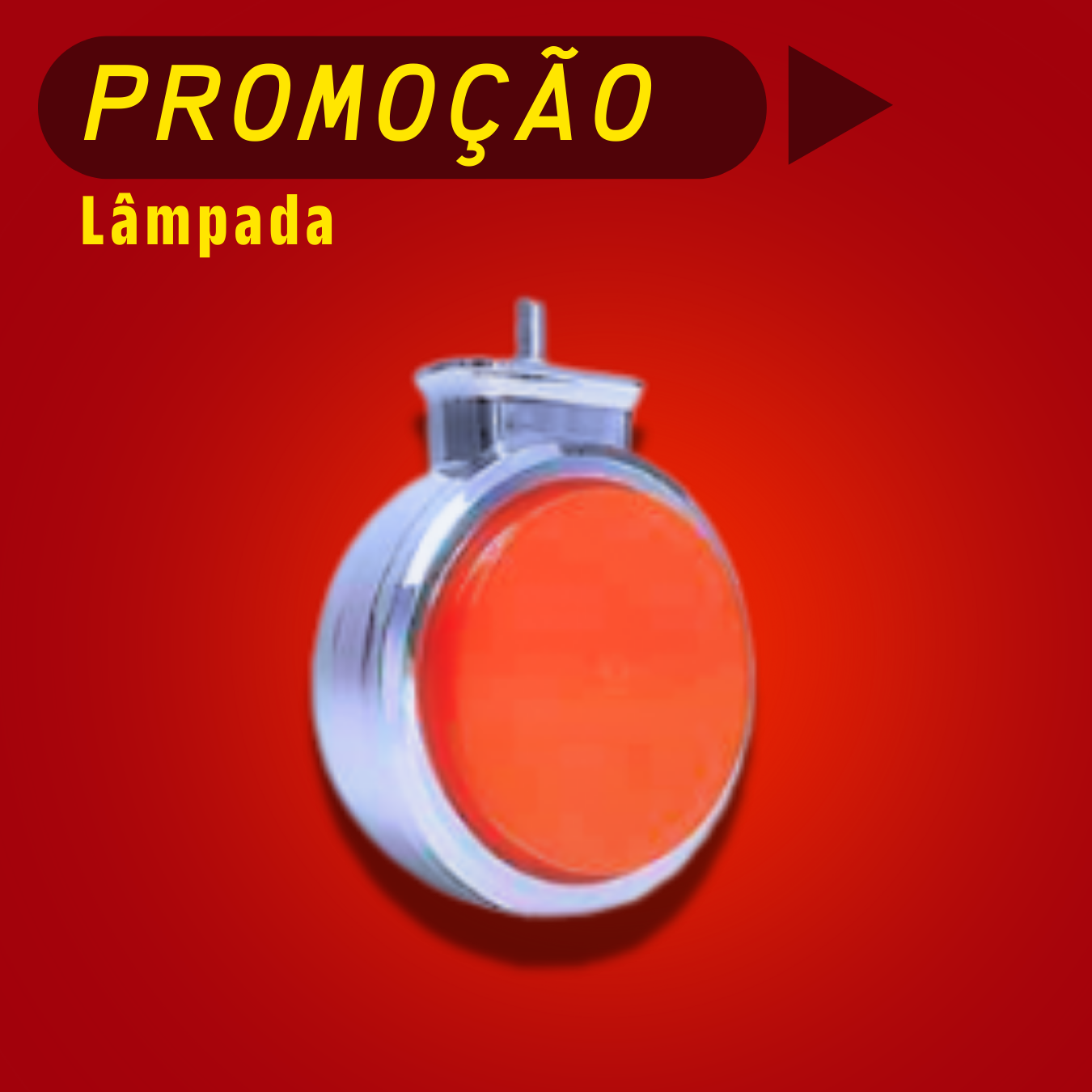 LANTERNA BOJUDA AMARELA FOGUINHO LED