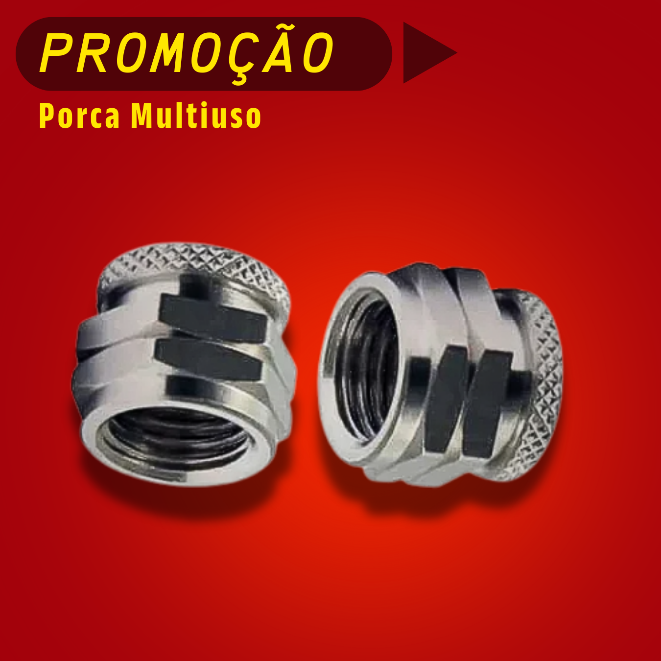 PORCA MULTIUSO CROMADA