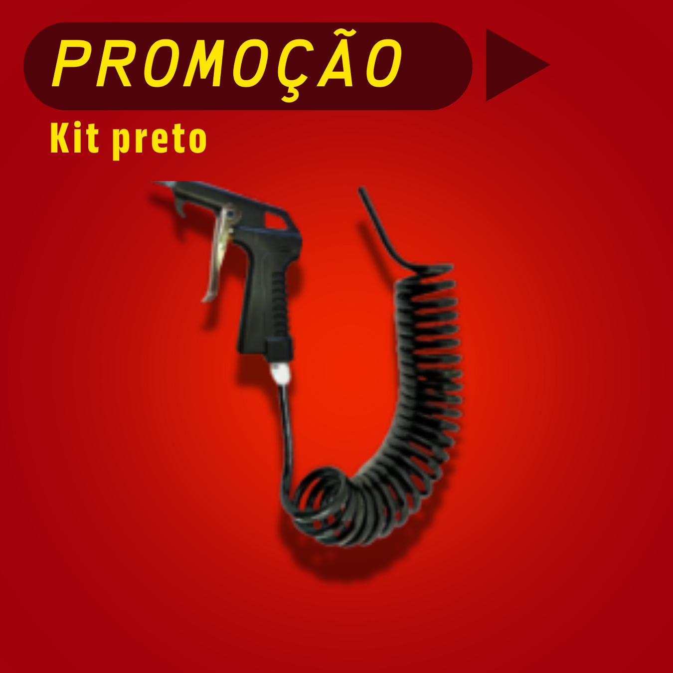 KIT DE LIMPEZA GATILHO (PRETO)