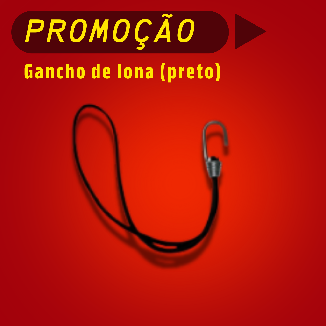 GANCHO DE LONA PRETO