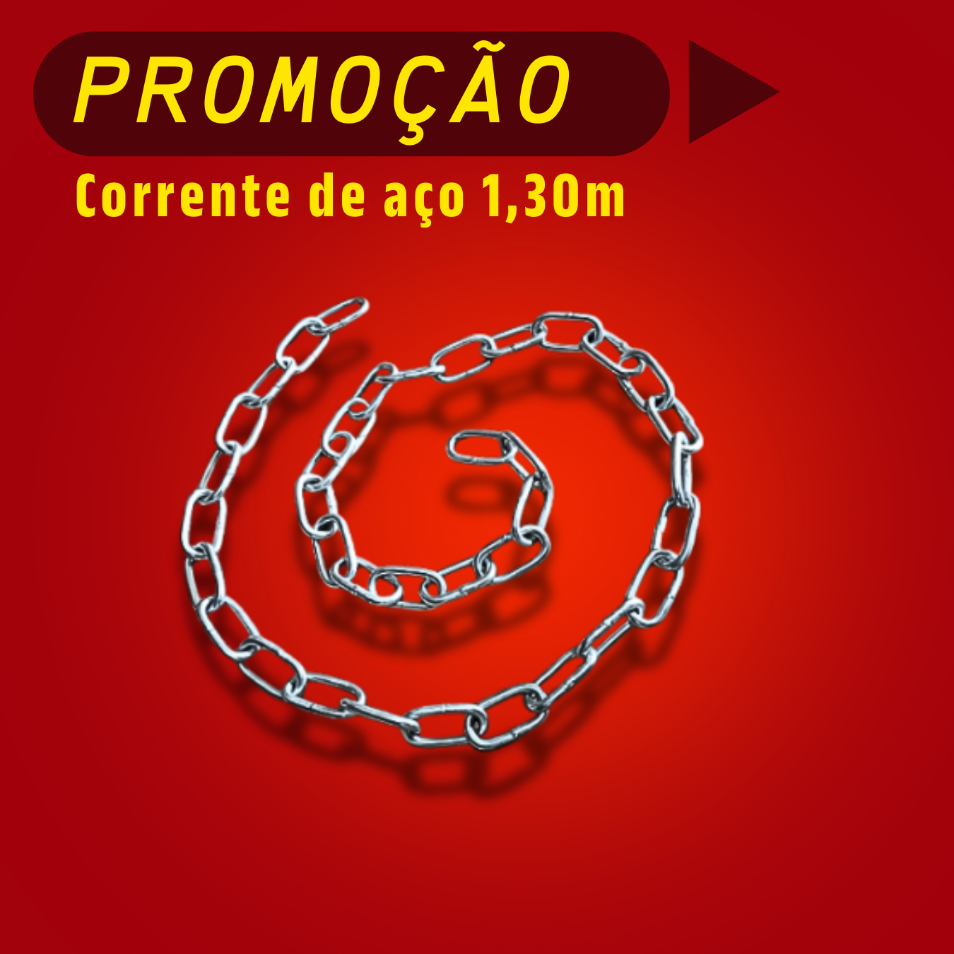 CORRENTE DE AÇO 1,30 M