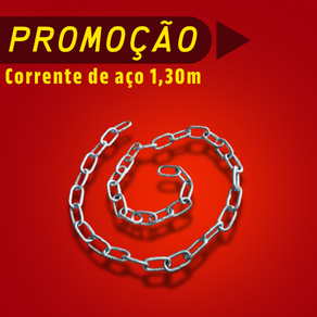 CORRENTE DE AÇO 1,30 M