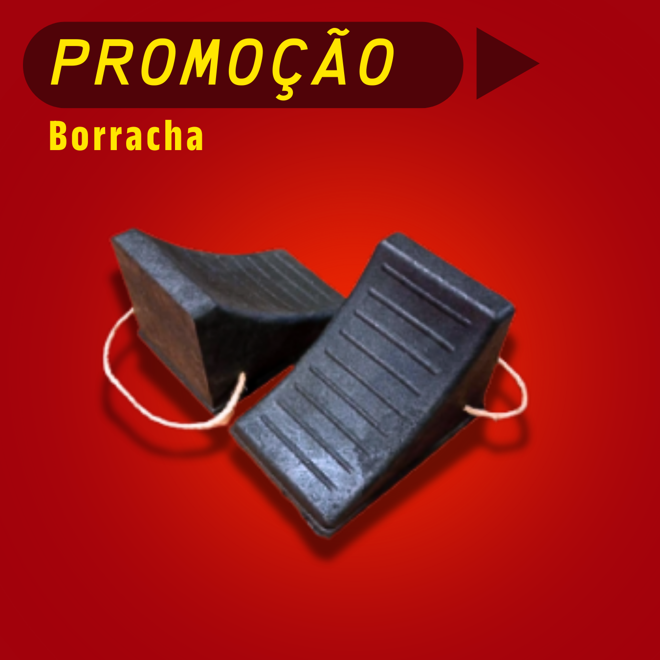 CALÇO DE BORRACHA PARA PNEU