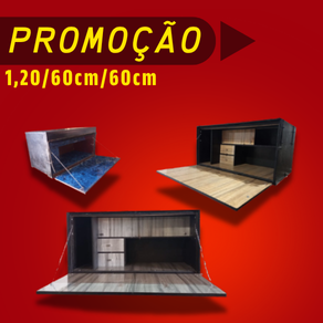 CAIXA DE COZINHA 1,20 x 0,60 x 0,60 m