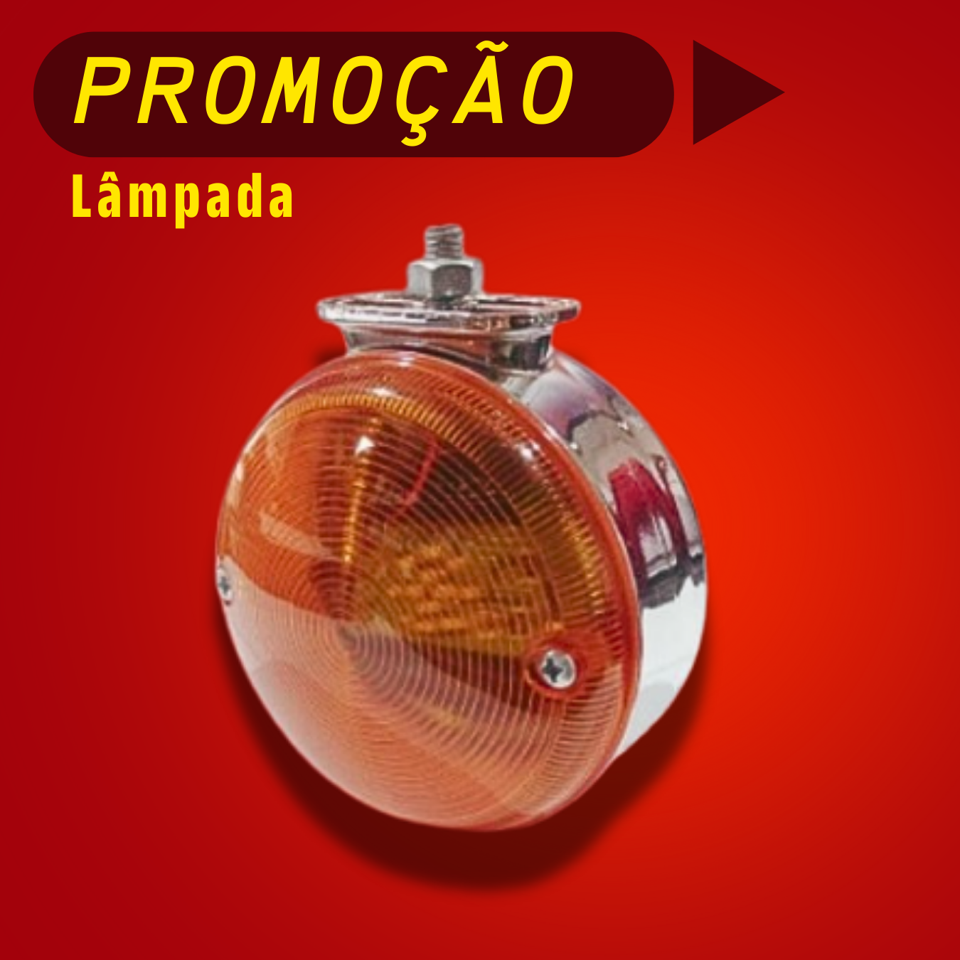  LANTERNA BOJUDA AMARELA FOGUINHO LAMPADA MODELO NOVO