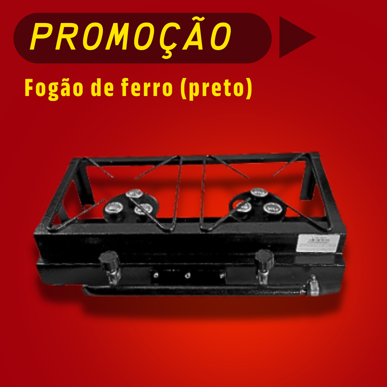 FOGÃO DE FERRO